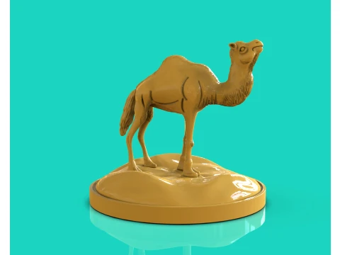 Camel Dromedary 3D Print Model