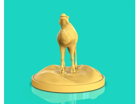Camel Dromedary 3D Print Model