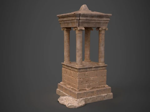 Yunan Cenaze Anıtı 3D Model