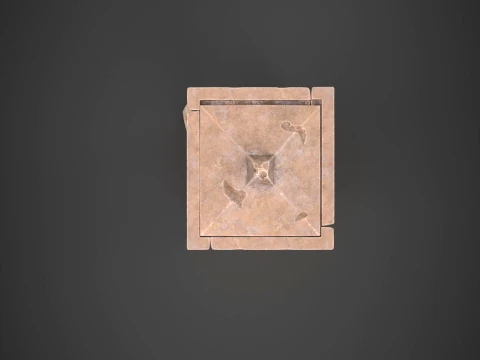 Greek Funerary Monument 3D Model