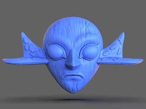 Zoras Mask 3D Model