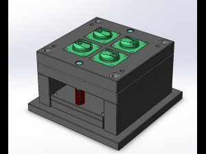moldtooldesign4 cavitytwoplatemold3dmodel Model 3D