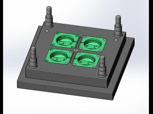 moldtooldesign4 cavitytwoplatemold3dmodel 3D Model