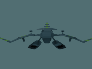 spacecraft 3D Model