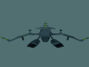 spacecraft 3D Model