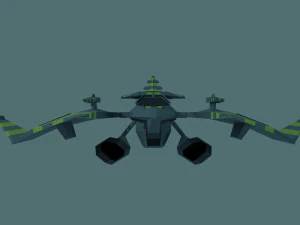spacecraft 3D Model
