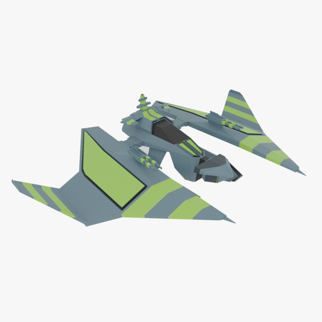 spacecraft 3D Model .c4d .max .obj .3ds .fbx .stl .blend 