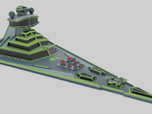 space destroyer 3D-Modell