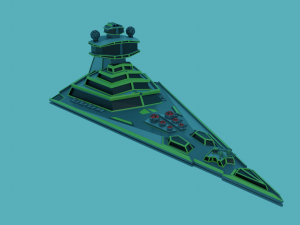 space destroyer 3D Model