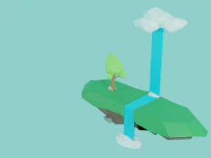 floating island 3D Model