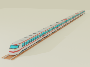 train 3D Модель