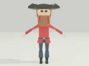 пірат 3D Модель