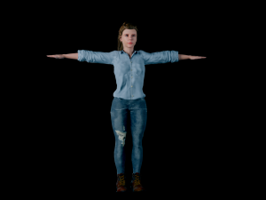 character women 3D Model
