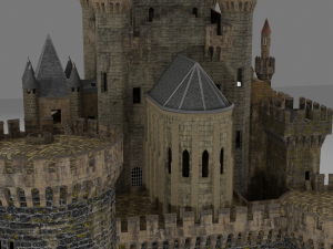 spanish castle butron 3D मॉडल