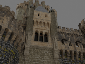 spanish castle butron 3D मॉडल