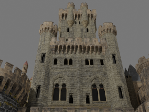 spanish castle butron 3D मॉडल