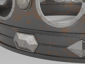 steel crown of romania 3D Модель