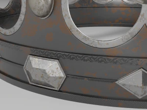 steel crown of romania 3D Model