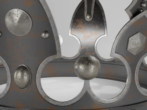 steel crown of romania 3D Model