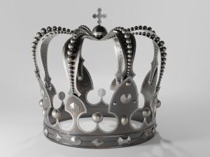 steel crown of romania 3D Model