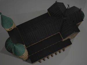 the german church of saint cyriakus 3D Model
