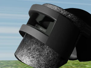 hełm poziomu 3 3d Model 3D