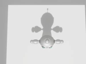 3d robot with rig 3D Model