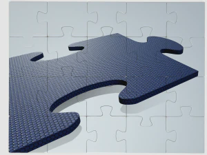 set of childrens puzzles 3D Model