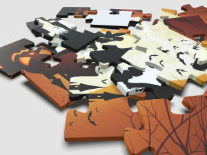 set of childrens puzzles 3D Model