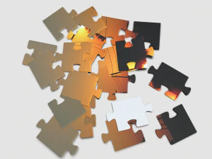 set of childrens puzzles 3D Model