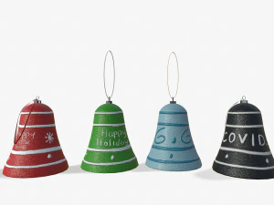 set of christmas toys for the new year 3D Model