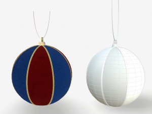 toys for christmas tree decoration 3D Model