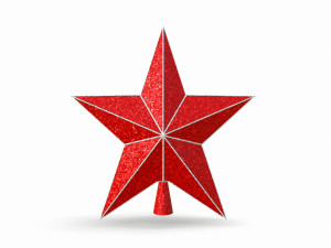 christmas star on the tree Modelo 3D
