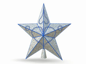 christmas star on the tree 3D Model