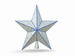 christmas star on the tree 3D Model