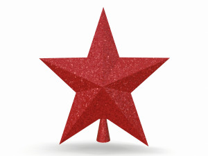 christmas star on the tree Modelo 3D