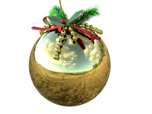 set of christmas tree toys 3D Model