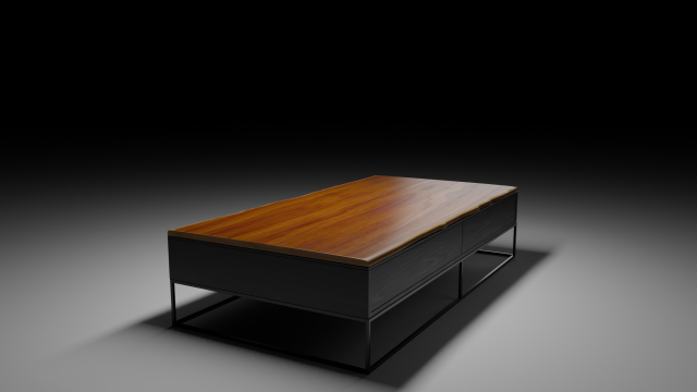coffee table 3D Model .c4d .max .obj .3ds .fbx .stl .blend 