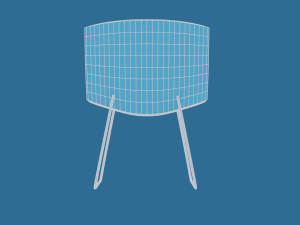 chunk chair Modèle 3D