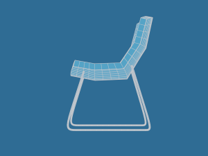 chunk chair Modèle 3D
