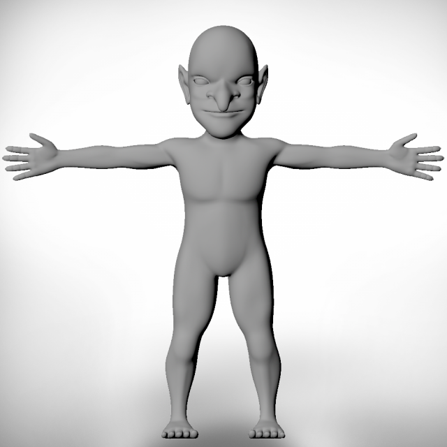 goblin 3D मॉडल .c4d .max .obj .3ds .fbx .stl .blend 