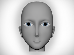 animehead Model 3D