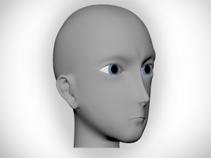 animehead Modelo 3D