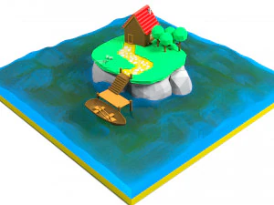 of the island 3D Model