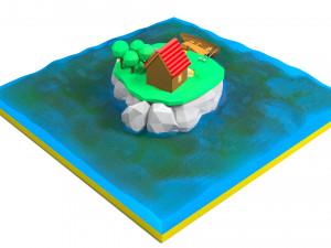 of the island 3D Model