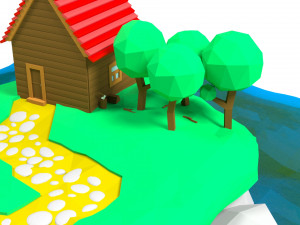of the island 3D Model
