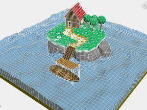 of the island 3D Model