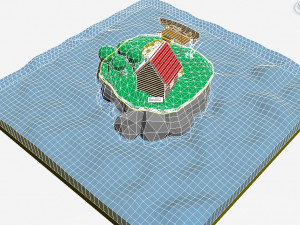 of the island 3D Model