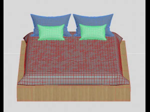 bed for bedroom 3D Model
