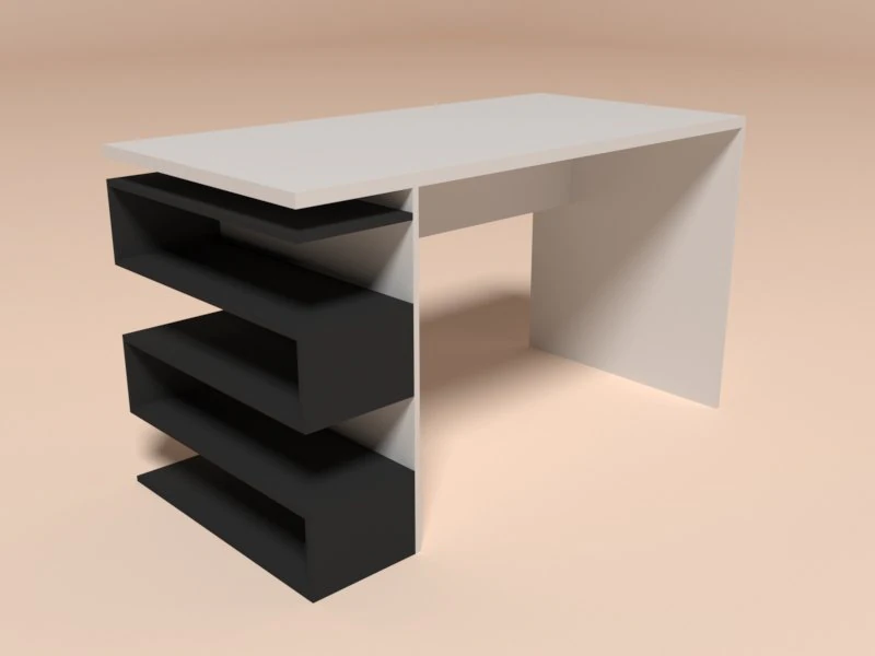 desk 3D Model .c4d .max .obj .3ds .fbx .stl .blend 